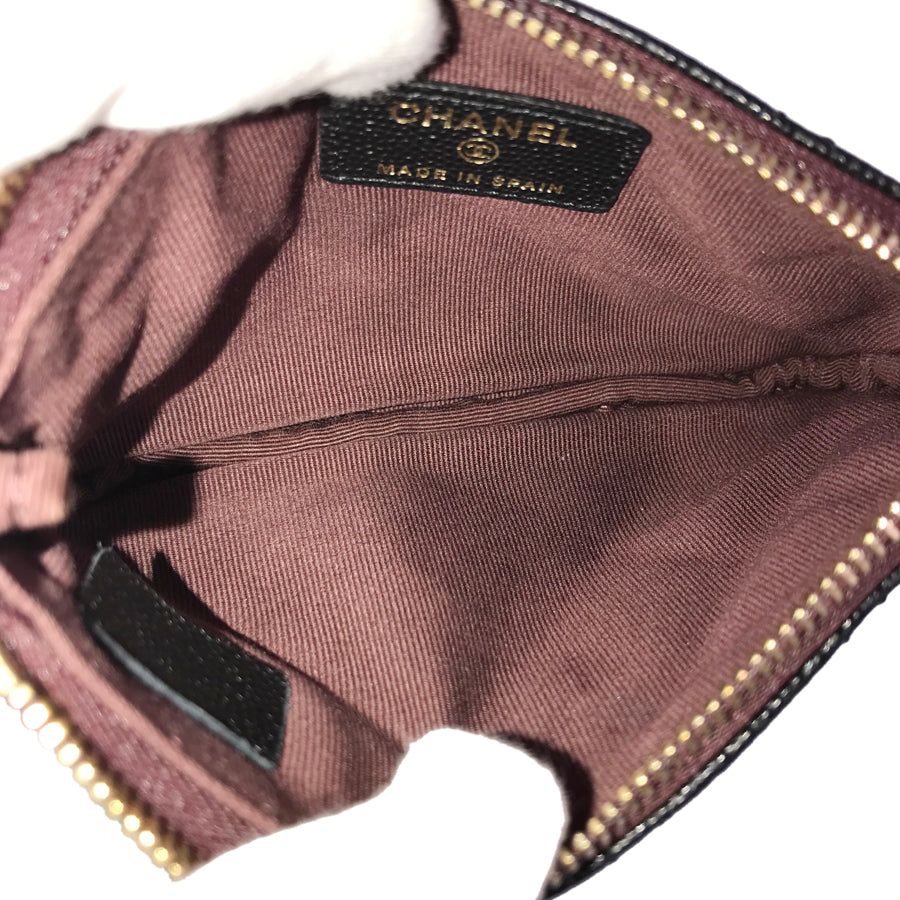 CHANEL Matelasse Classic Small Zip Pouch