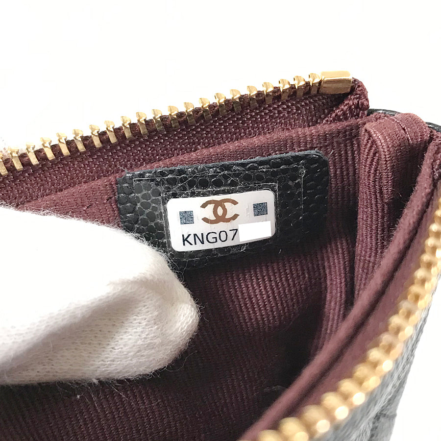 CHANEL Matelasse Classic Small Zip Pouch