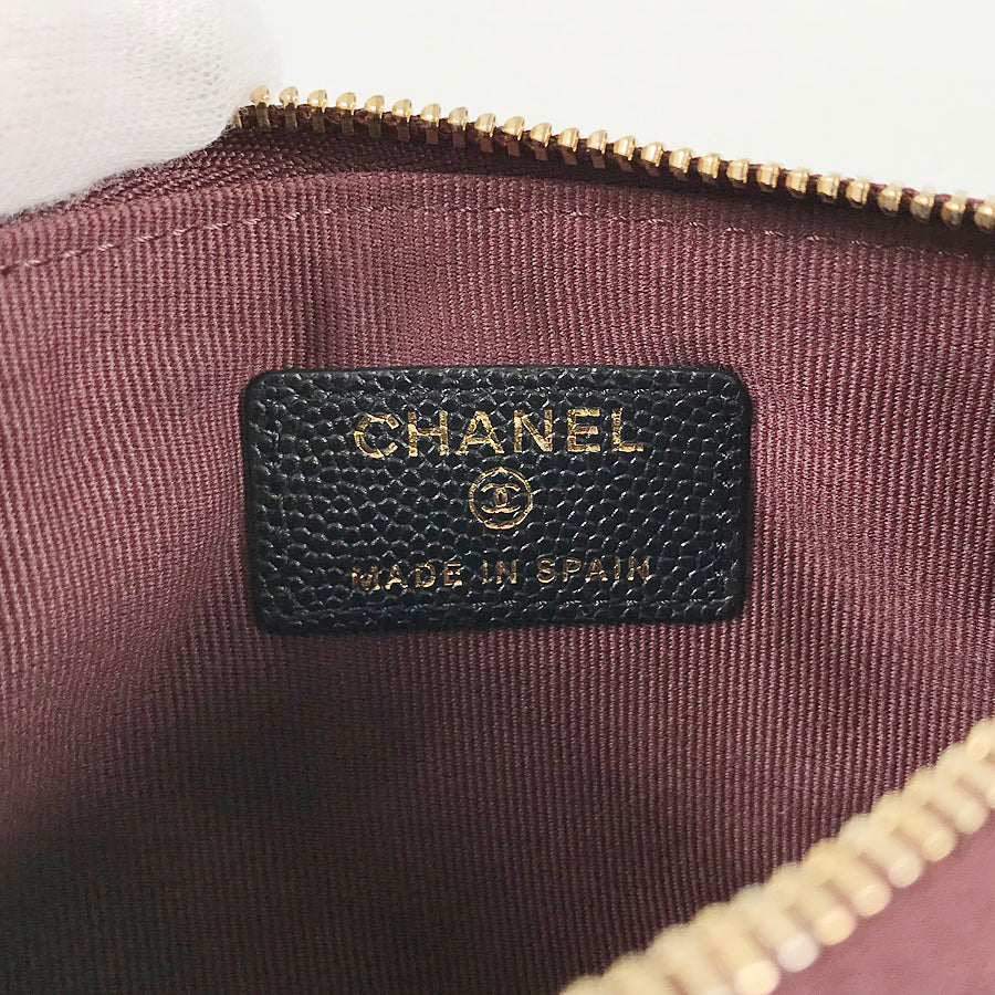CHANEL Matelasse Classic Small Zip Pouch