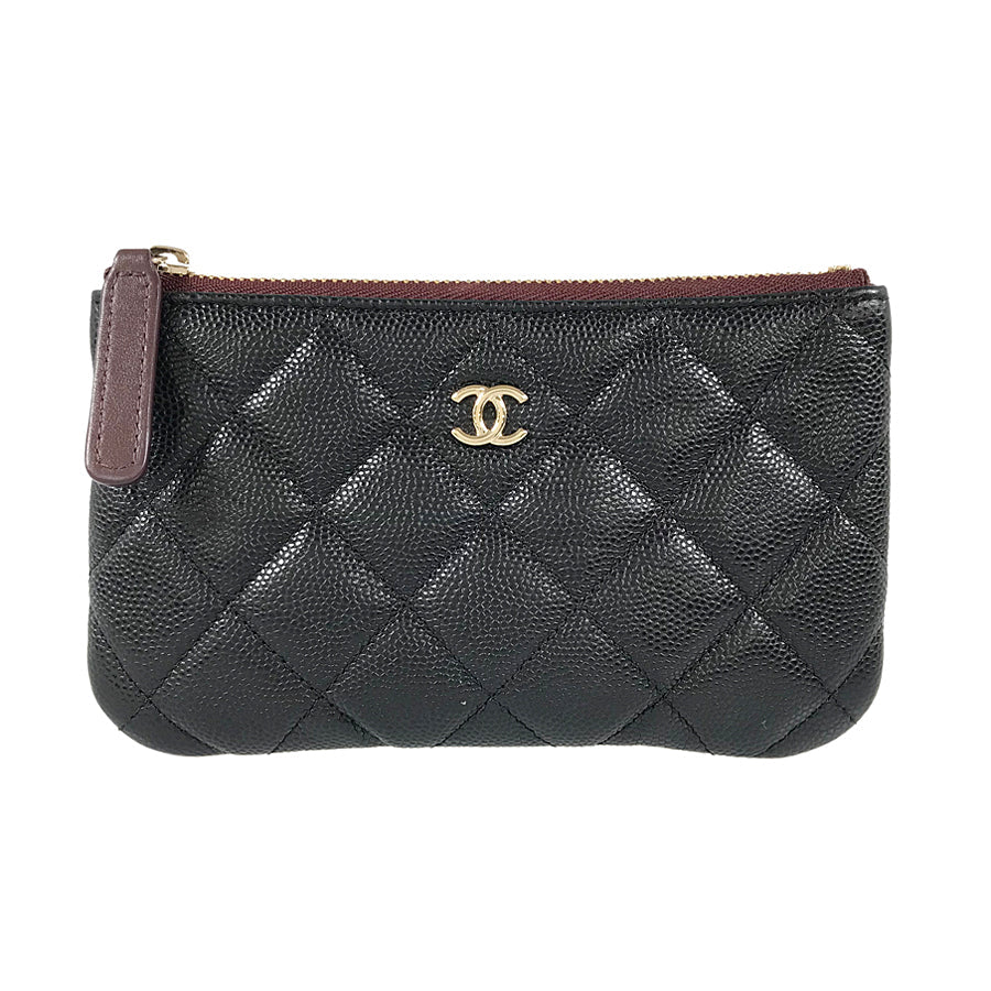 CHANEL Matelasse Classic Small Zip Pouch
