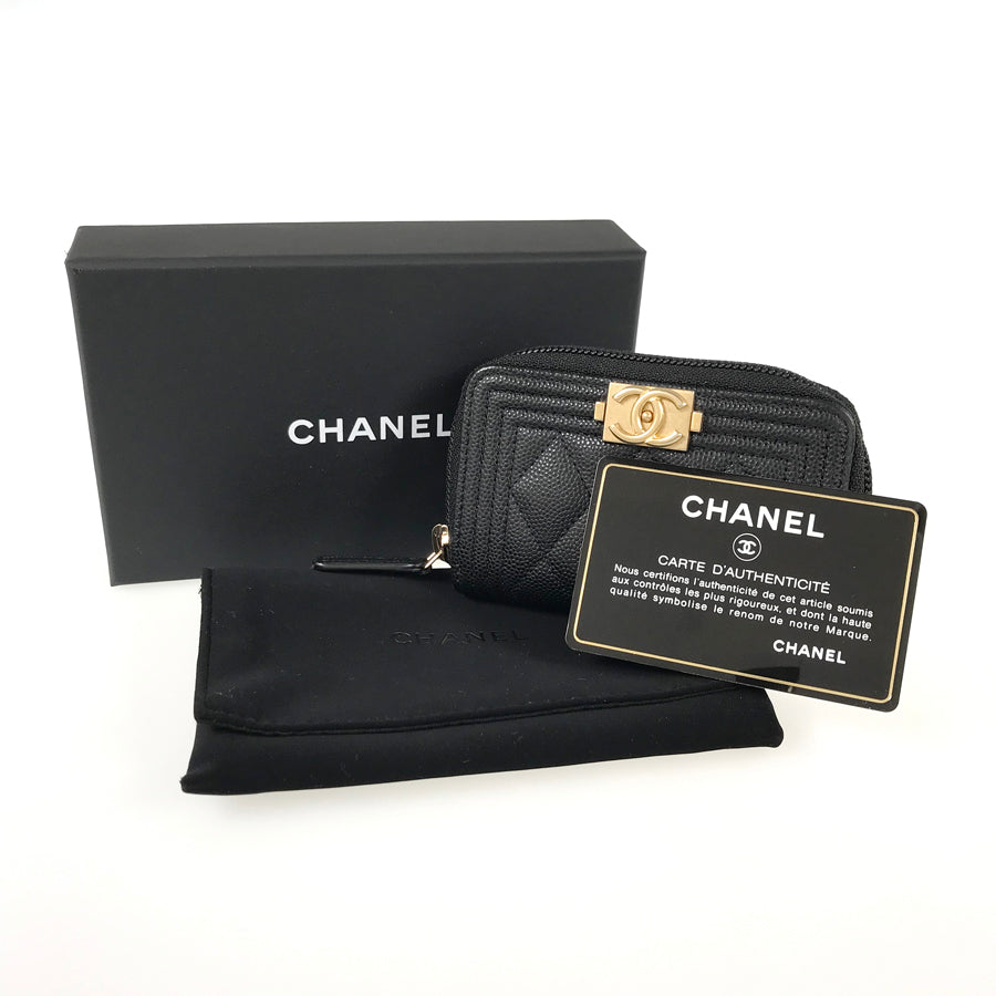 CHANEL Boy Chanel Coin purse
