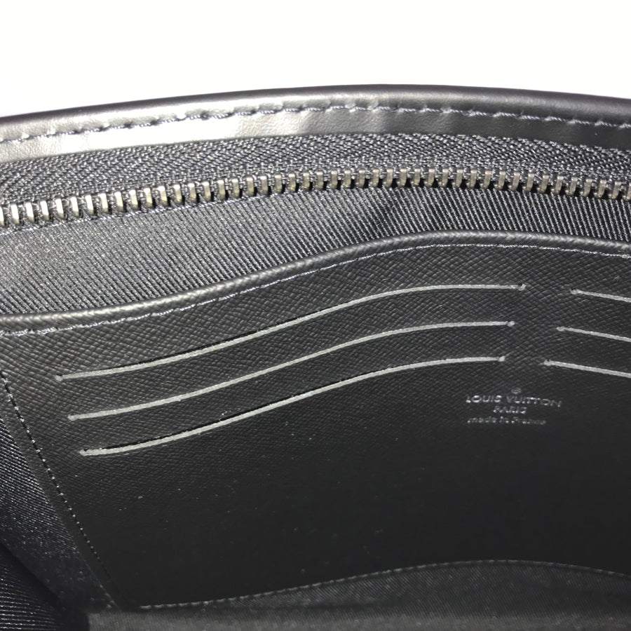 LOUIS VUITTON Monogram Eclipse Pochette Voyage MM M61692 Clutch bag