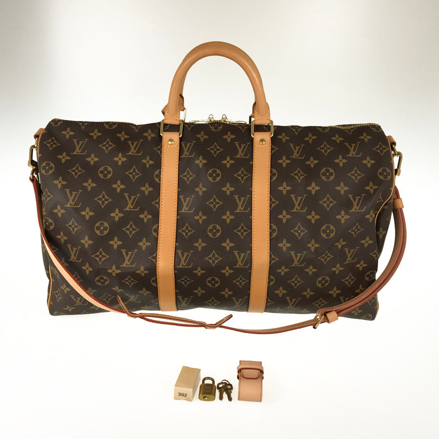 LOUIS VUITTON Monogram Keepall Bandouliere 50 M41416 Boston bag