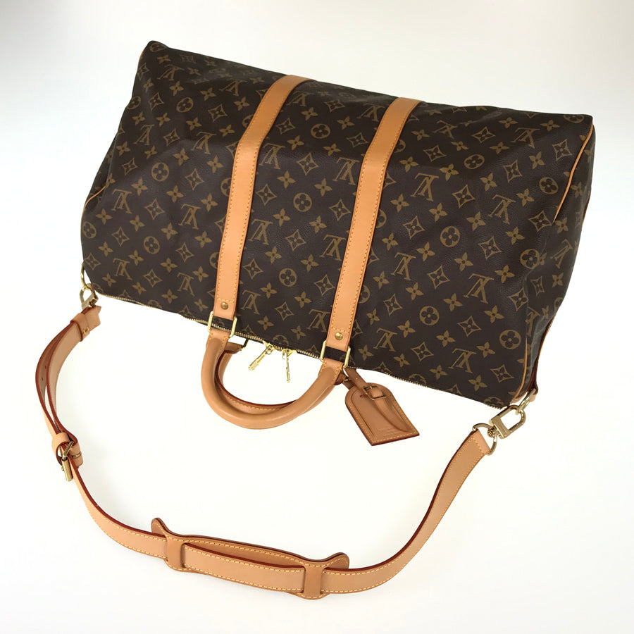 LOUIS VUITTON Monogram Keepall Bandouliere 50 M41416 Boston bag