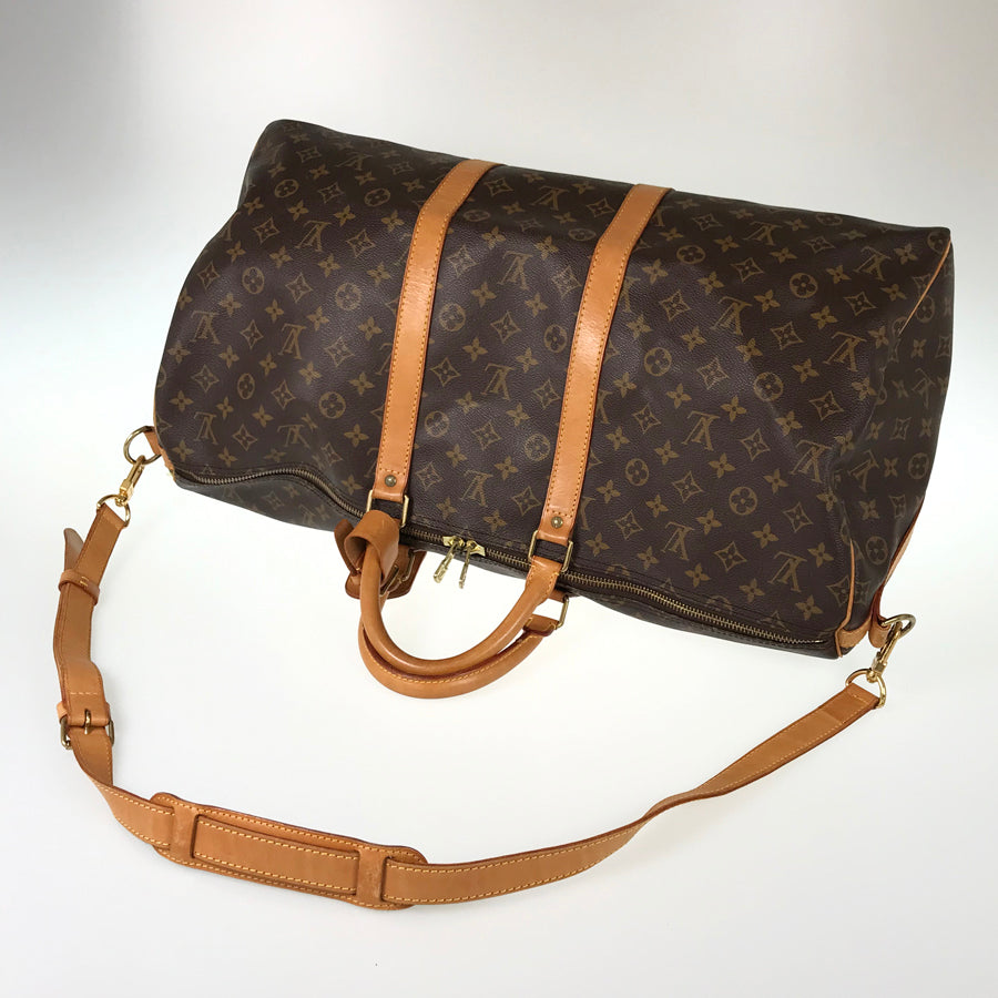 LOUIS VUITTON Monogram Keepall Bandouliere 55 M41414 Boston bag