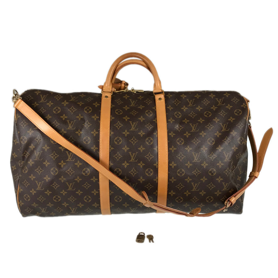 LOUIS VUITTON Monogram Keepall Bandouliere 60 M41412 Boston bag