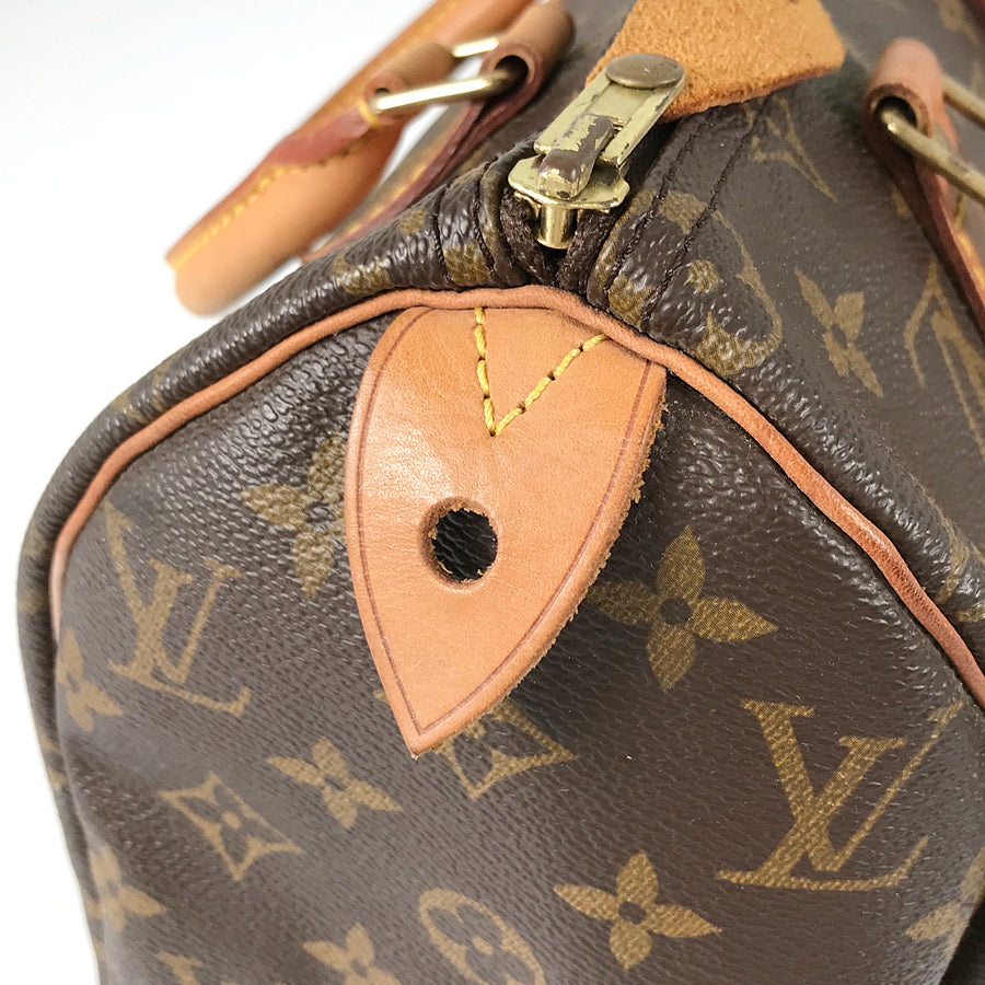 LOUIS VUITTON Monogram Speedy 25 M41528 Hand bag