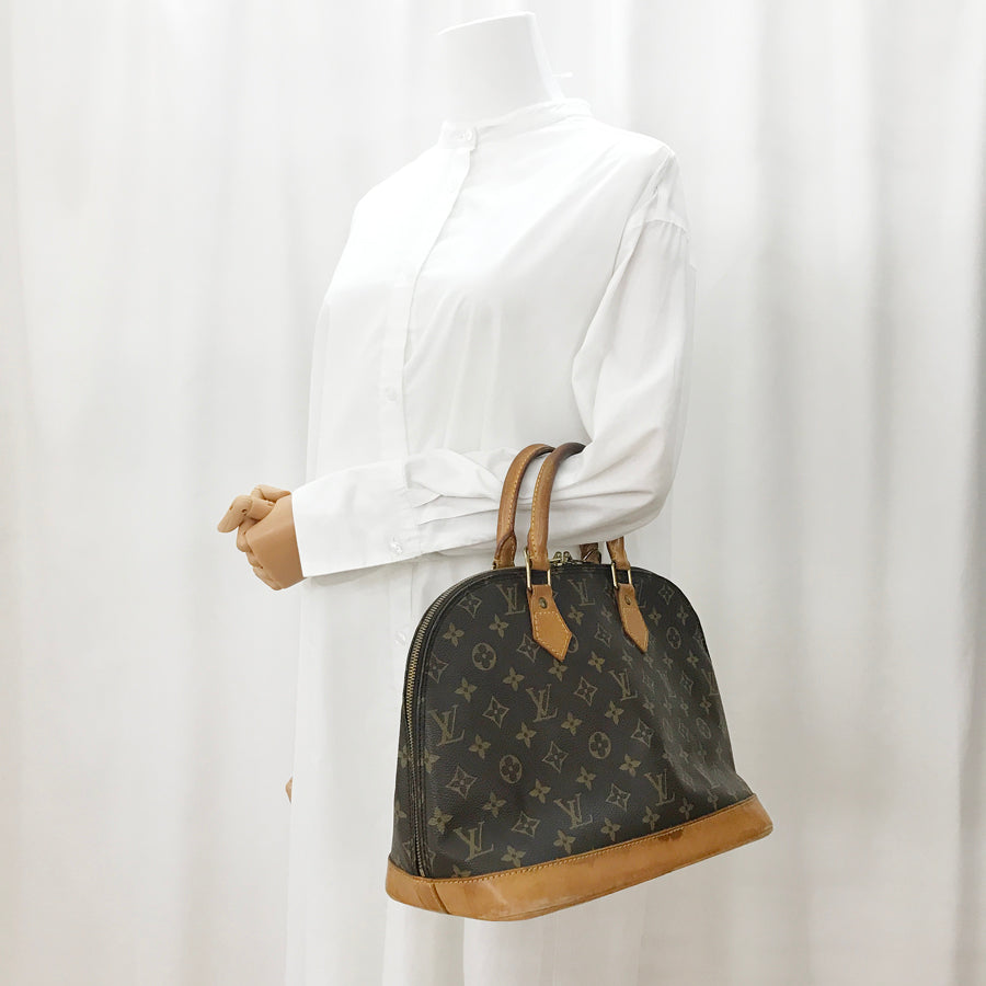 LOUIS VUITTON Monogram Alma PM M51130 Hand bag