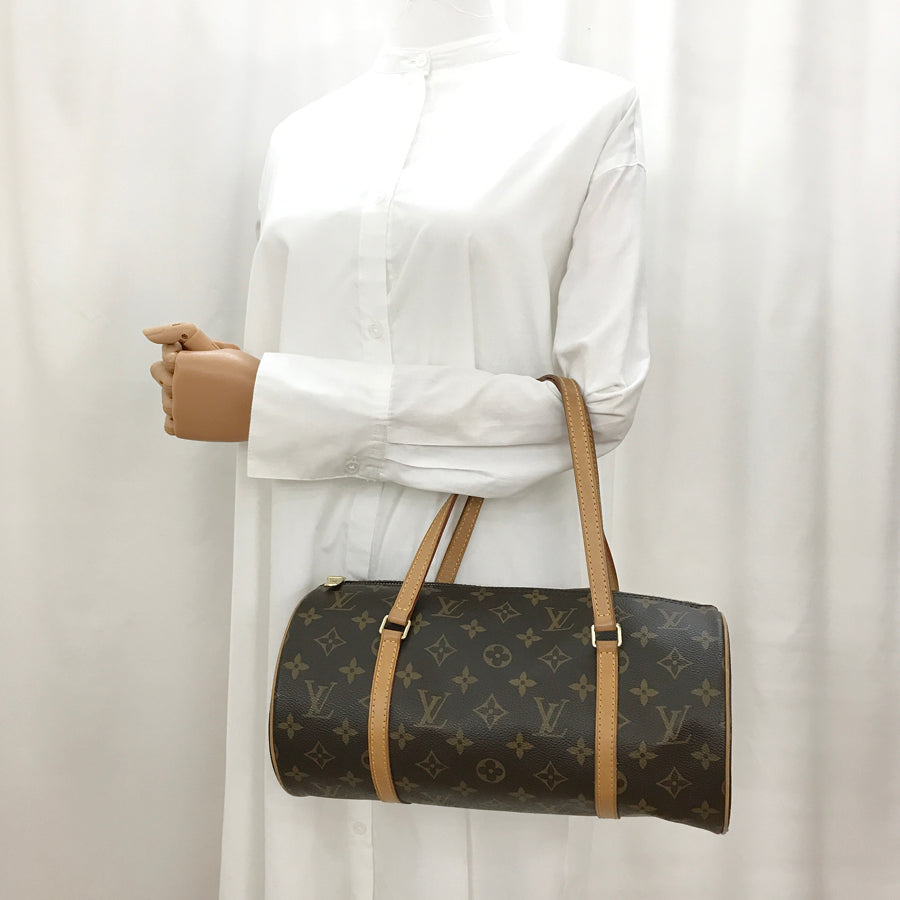 LOUIS VUITTON Monogram Papillon 30 M51385 Hand bag