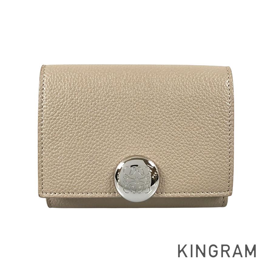LOEWE Pebble Trifold Wallet CANBTR2X03 Trifold wallet
