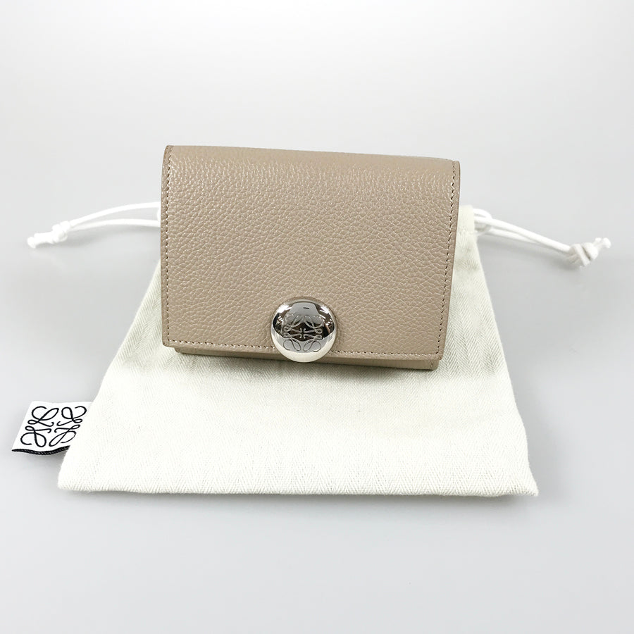 LOEWE Pebble Trifold Wallet CANBTR2X03 Trifold wallet