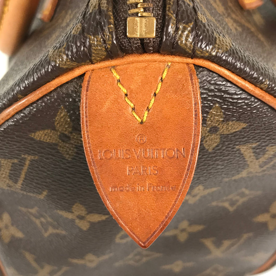 LOUIS VUITTON Monogram Speedy 25 M41528 Hand bag