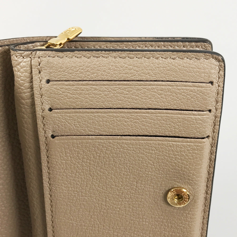LOUIS VUITTON Monogram Empreinte Bicolor Portefeuille Claire M82370 Bifold wallet