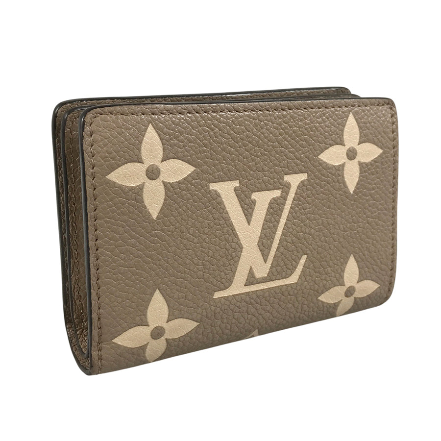 LOUIS VUITTON Monogram Empreinte Bicolor Portefeuille Claire M82370 Bifold wallet
