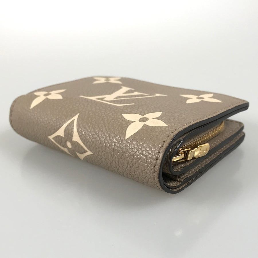 LOUIS VUITTON Monogram Empreinte Bicolor Portefeuille Claire M82370 Bifold wallet