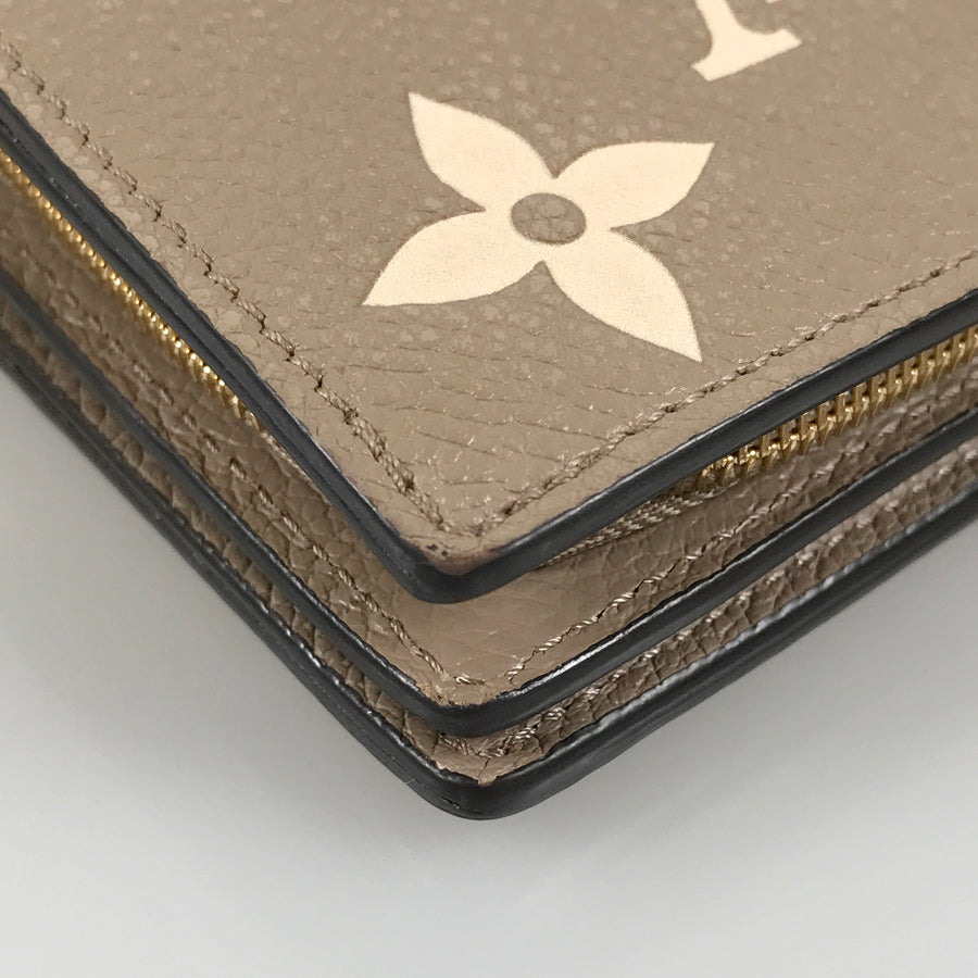 LOUIS VUITTON Monogram Empreinte Bicolor Portefeuille Claire M82370 Bifold wallet
