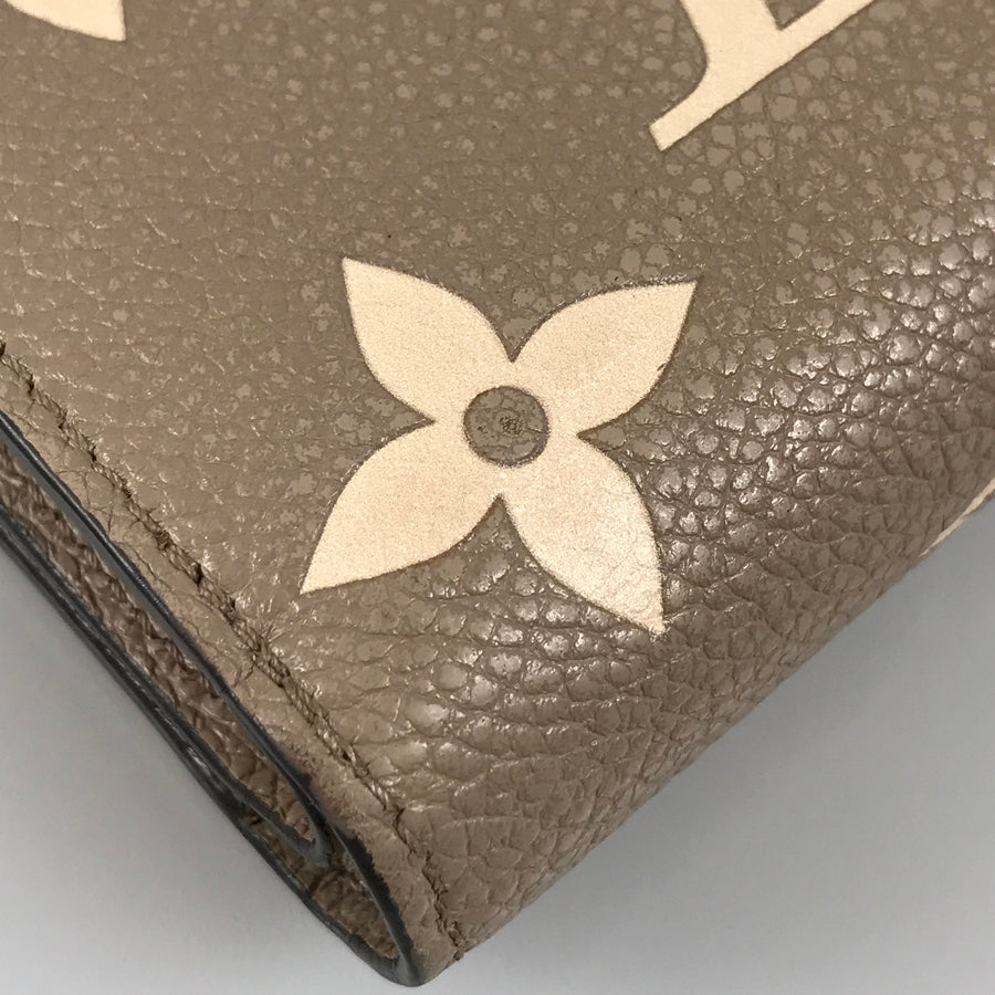LOUIS VUITTON Monogram Empreinte Bicolor Portefeuille Claire M82370 Bifold wallet