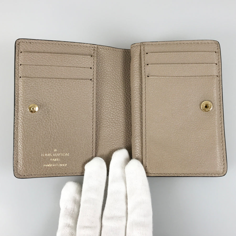 LOUIS VUITTON Monogram Empreinte Bicolor Portefeuille Claire M82370 Bifold wallet