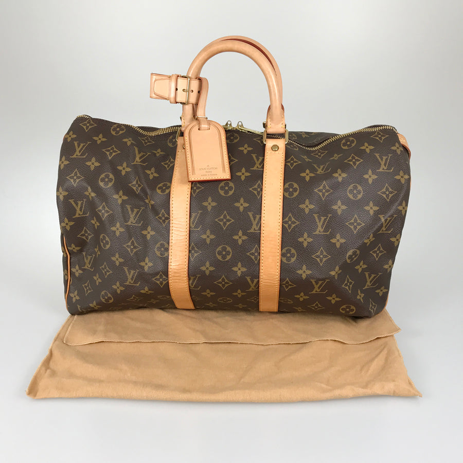 LOUIS VUITTON Monogram Keepall 45 M41428 Boston bag