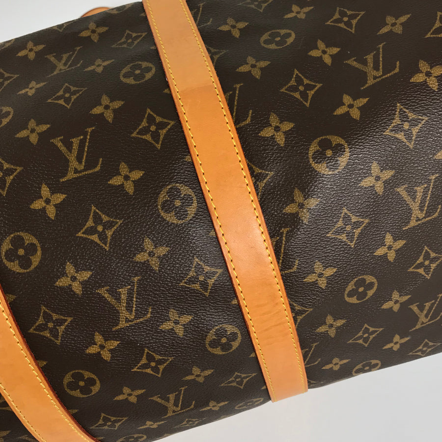 LOUIS VUITTON Monogram Keepall Bandouliere 55 M41414 Boston bag