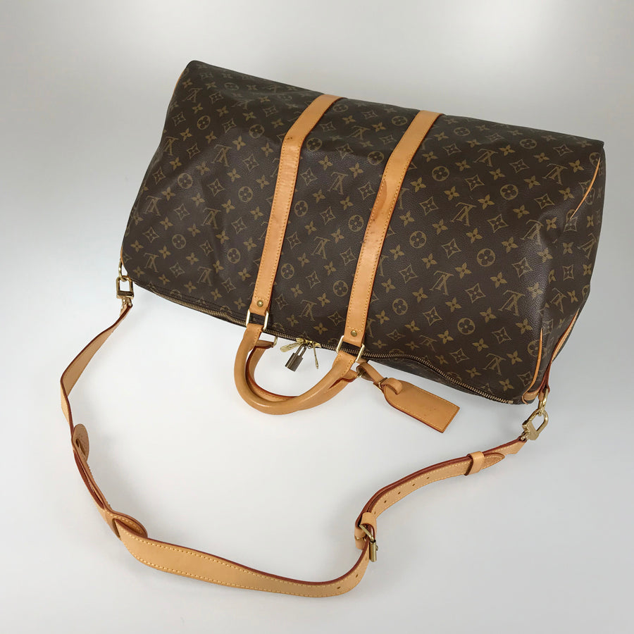 LOUIS VUITTON Monogram Keepall Bandouliere 55 M41414 Boston bag