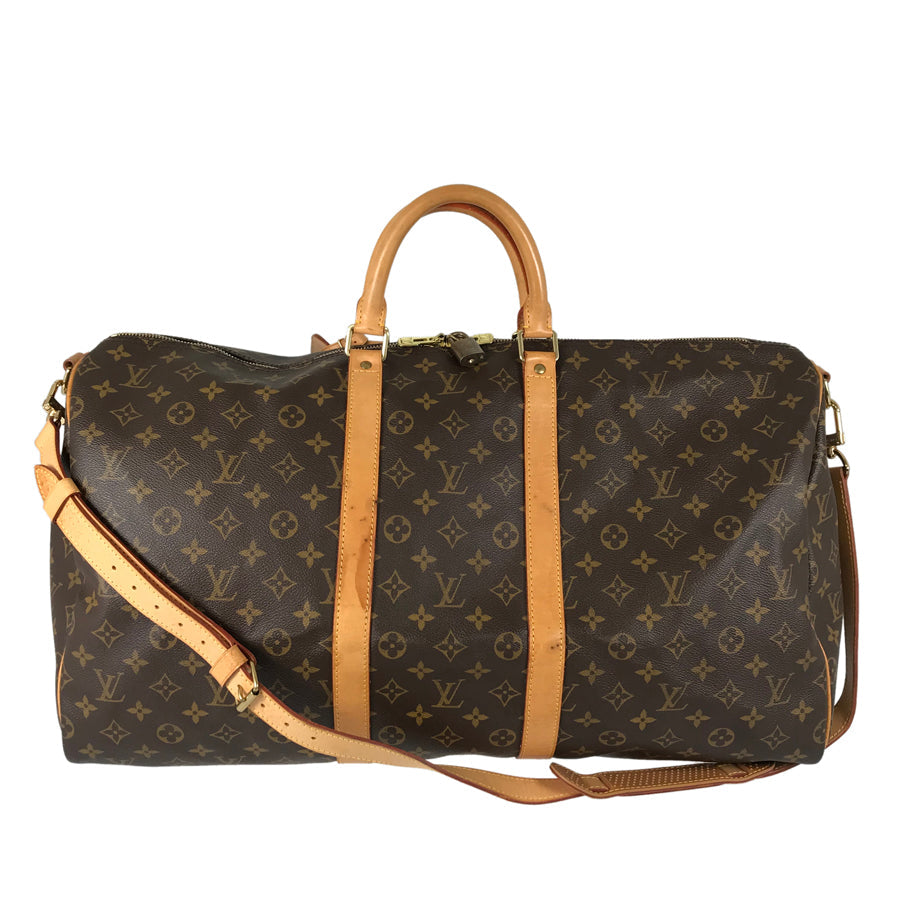 LOUIS VUITTON Monogram Keepall Bandouliere 55 M41414 Boston bag
