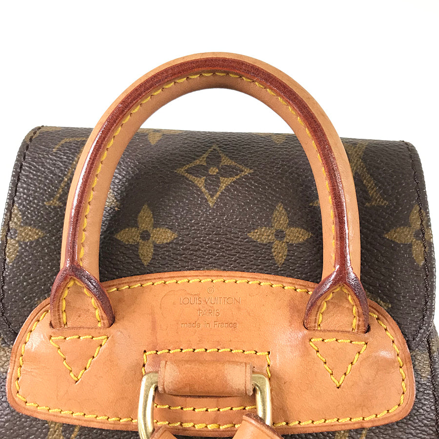 LOUIS VUITTON Monogram Mini Montsouris M51137 Backpack
