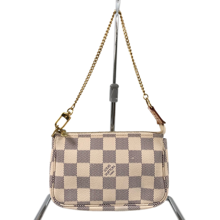 LOUIS VUITTON Damier Azur Mini Pochette Accessoires N58010 Pouch
