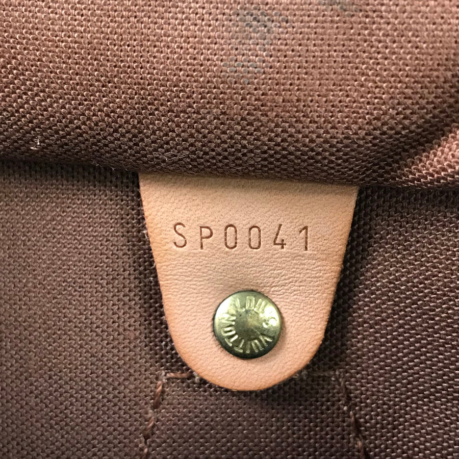 LOUIS VUITTON Monogram Speedy 25 M41528 Hand bag