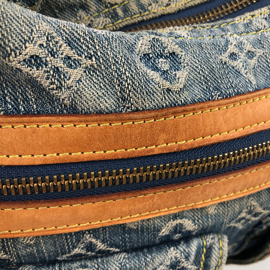 LOUIS VUITTON Monogram Denim Baggy PM M95049 Shoulder bag