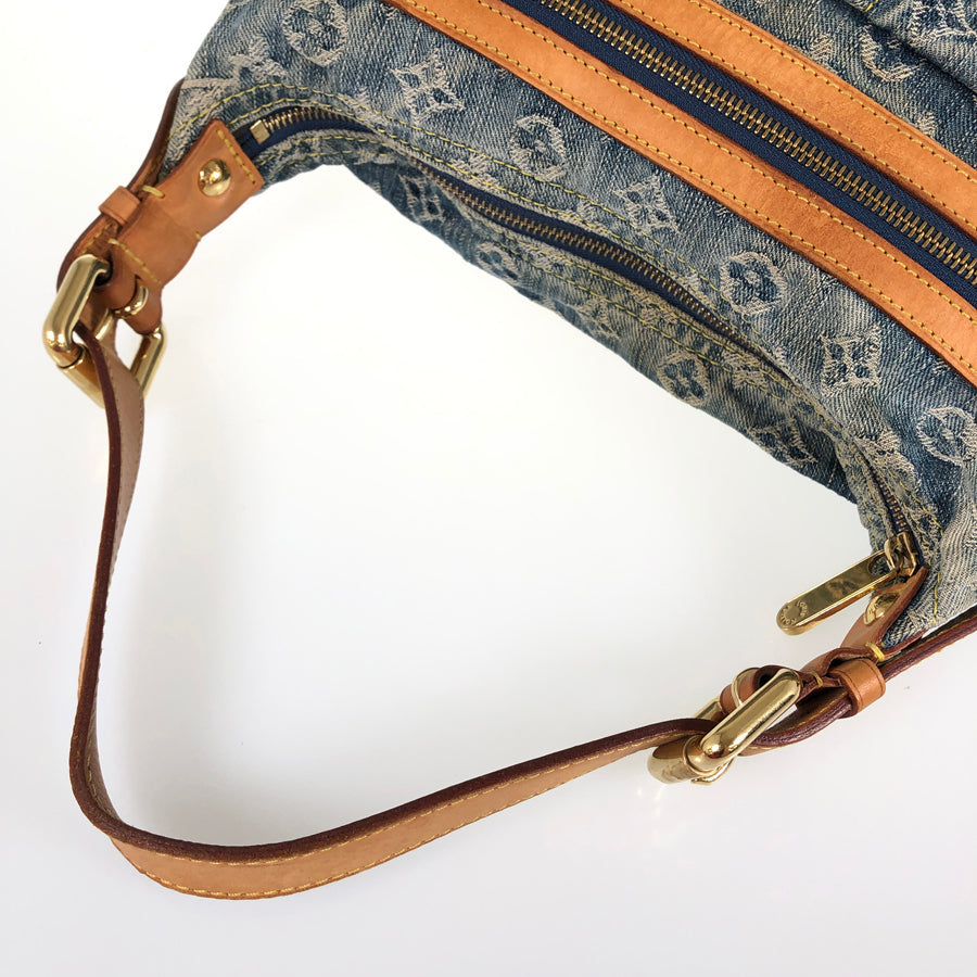 LOUIS VUITTON Monogram Denim Baggy PM M95049 Shoulder bag