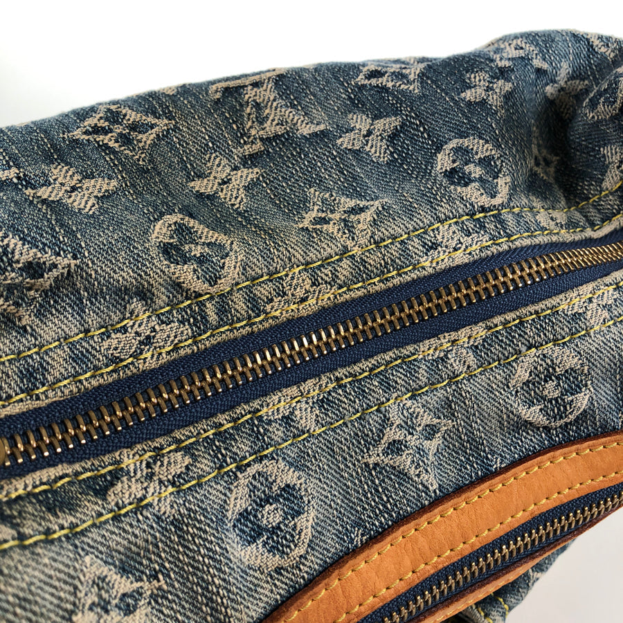 LOUIS VUITTON Monogram Denim Baggy PM M95049 Shoulder bag