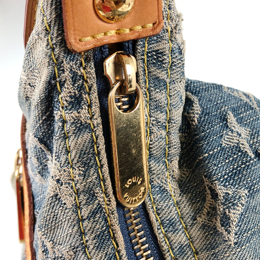 LOUIS VUITTON Monogram Denim Baggy PM M95049 Shoulder bag