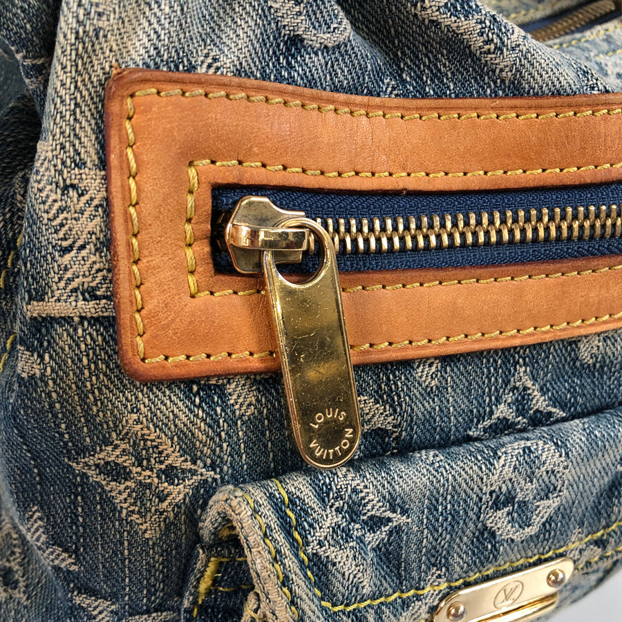LOUIS VUITTON Monogram Denim Baggy PM M95049 Shoulder bag