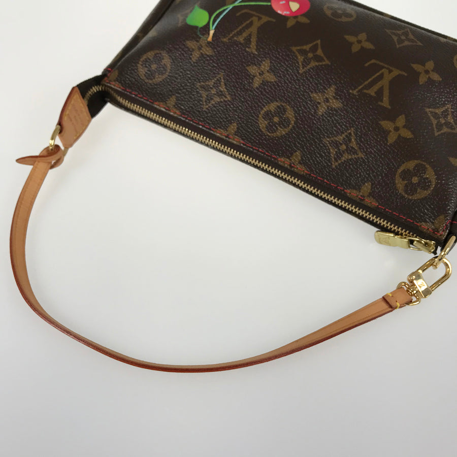 LOUIS VUITTON Monogram Cherry Pochette Accessoires M95008 Pouch