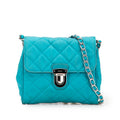 Prada Nylon Leather Chain Shoulder Bag