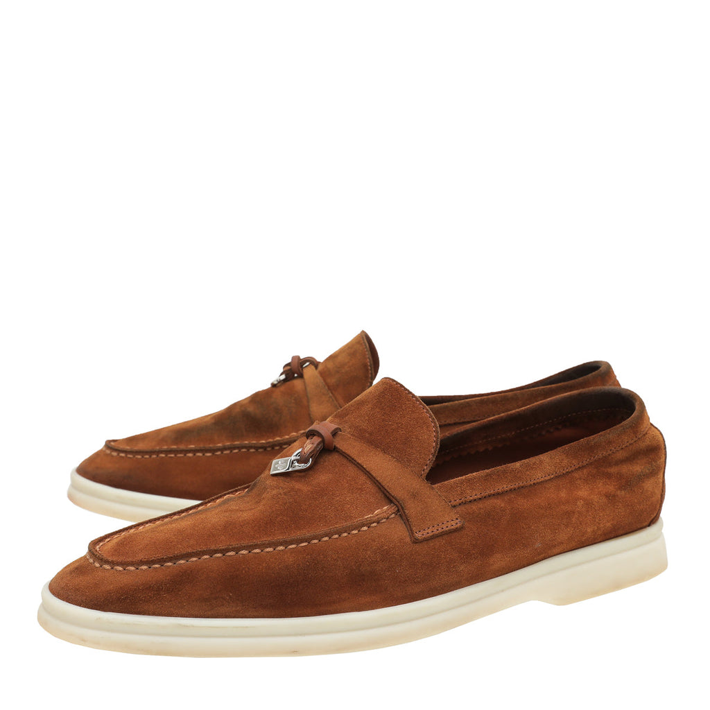 Loro Piana Brown Summer Charms Walk 42