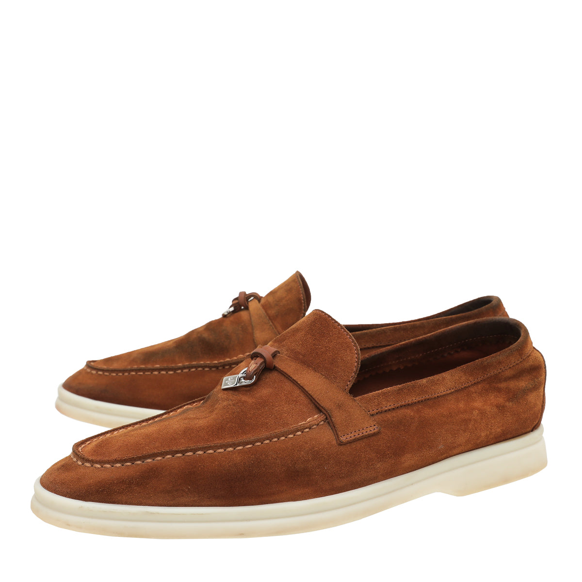 Loro Piana Brown Summer Charms Walk 42