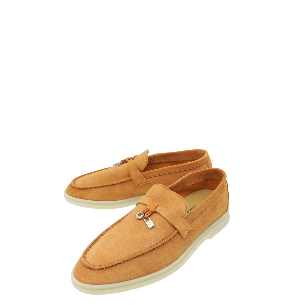 Loro Piana Chinti Cork Summer Charm Walk Loafer 36