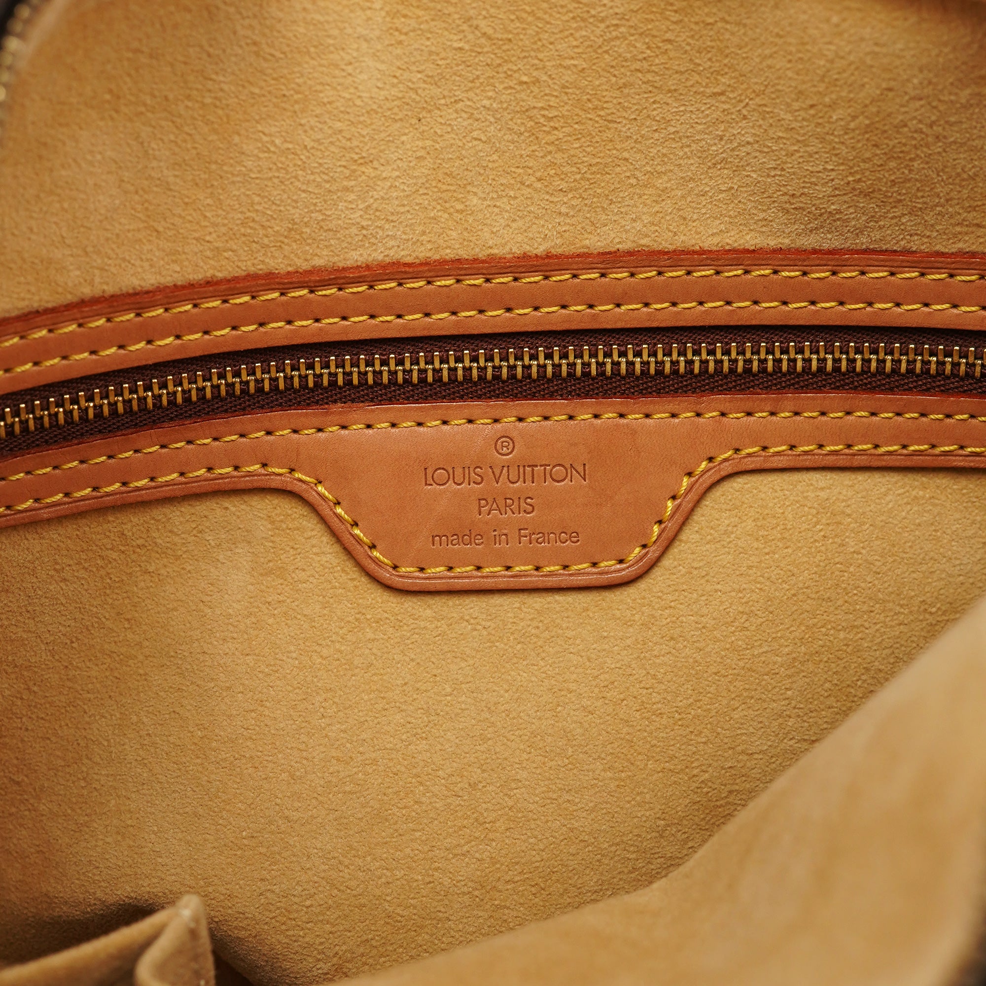 Brown Monogram Canvas Looping Shoulder Bag