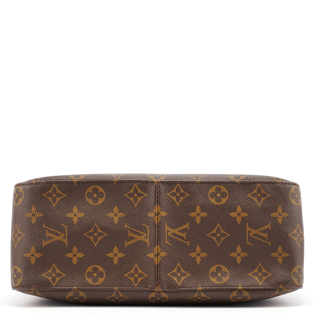 Brown Monogram Canvas Looping Shoulder Bag