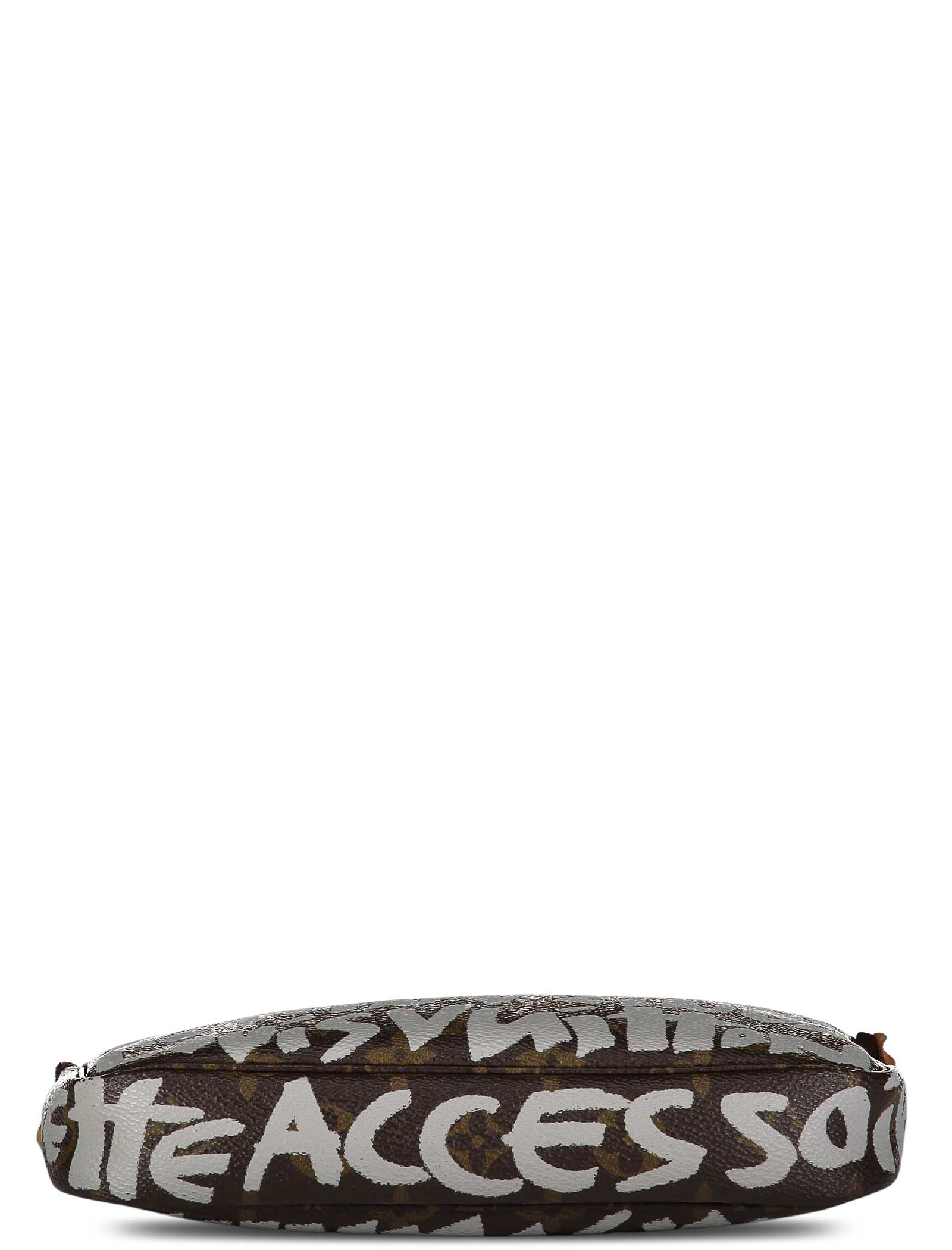 Stephen Sprouse Grey Graffiti Pochette