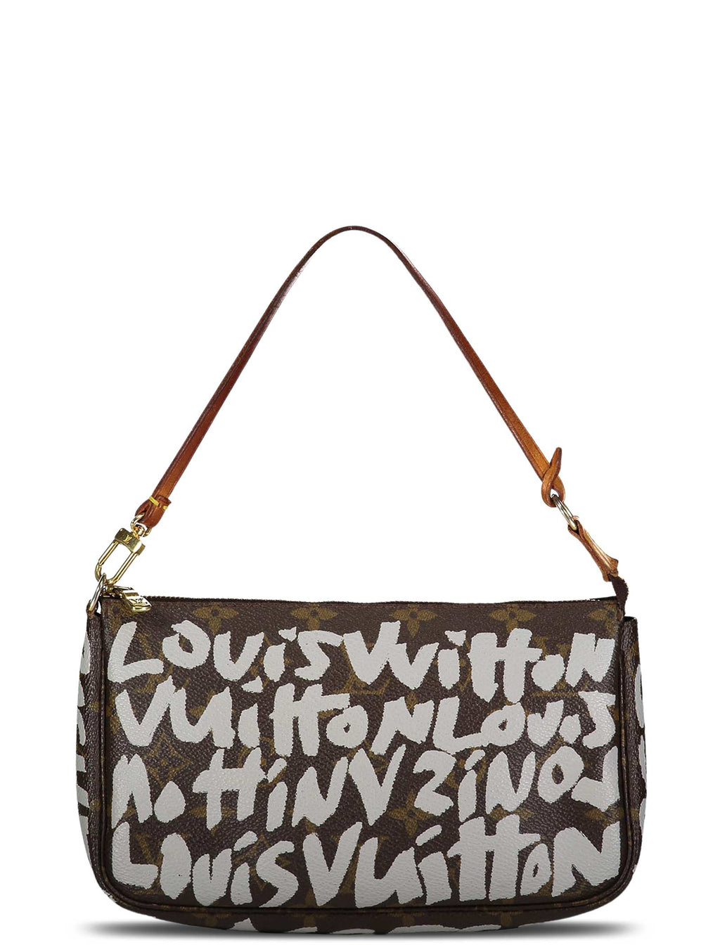 Stephen Sprouse Grey Graffiti Pochette