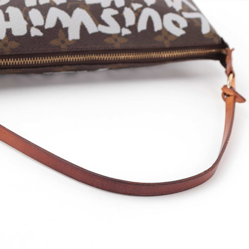 Stephen Sprouse Grey Graffiti Pochette