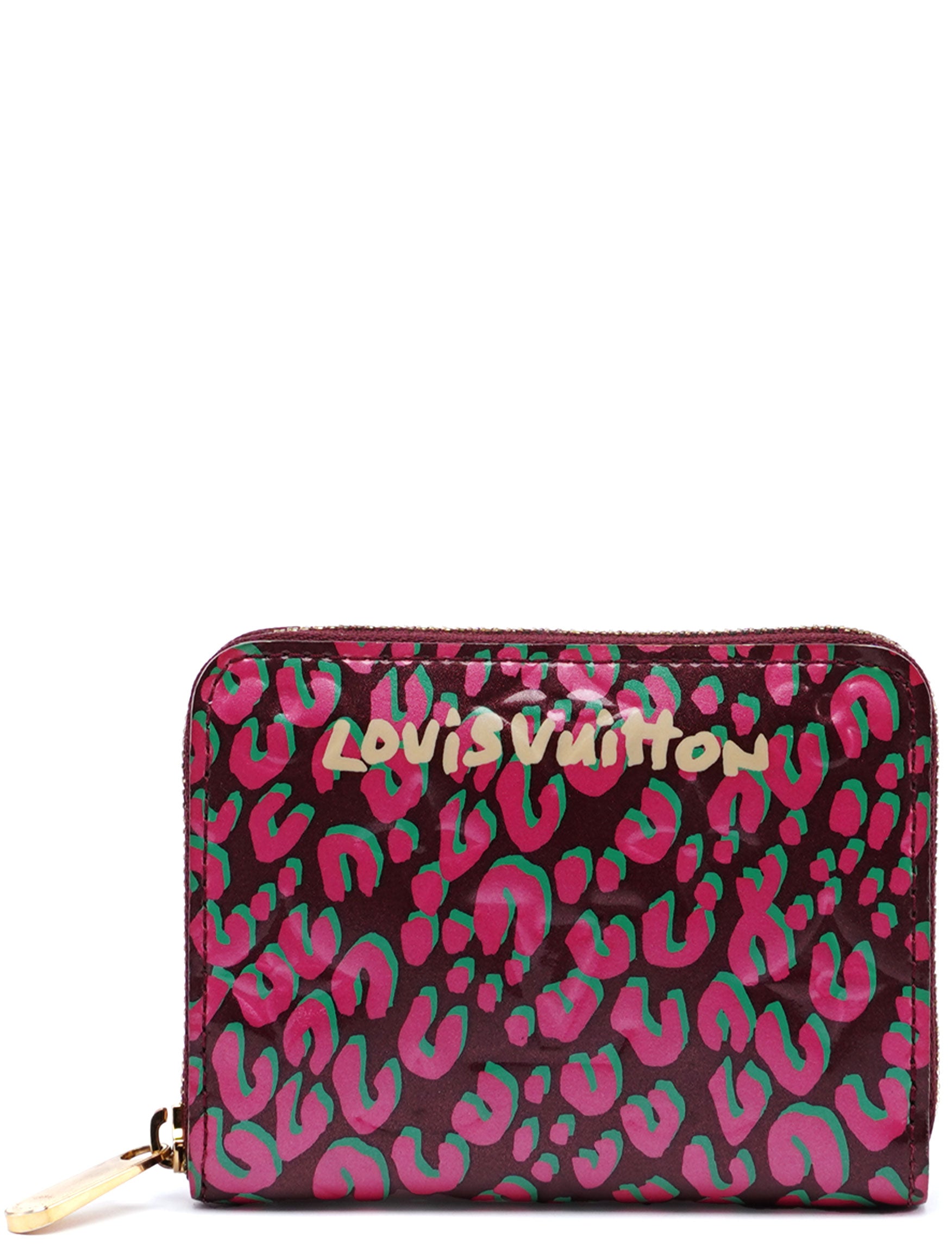Stephen Sprouse Leopard Graffiti Zippy Wallet