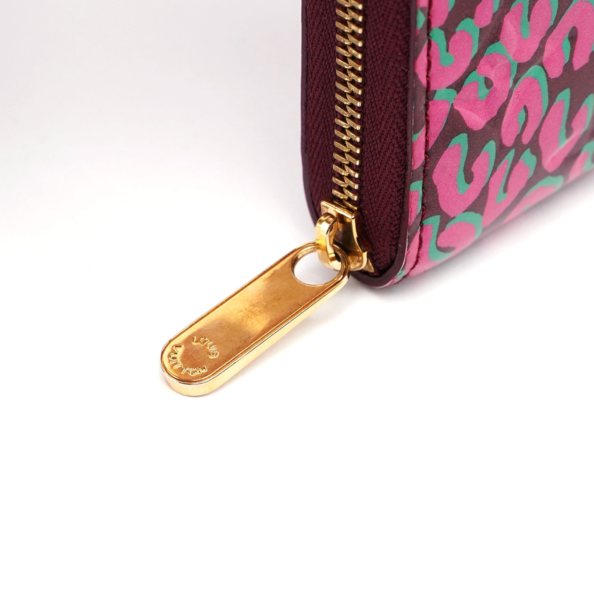 Stephen Sprouse Leopard Graffiti Zippy Wallet
