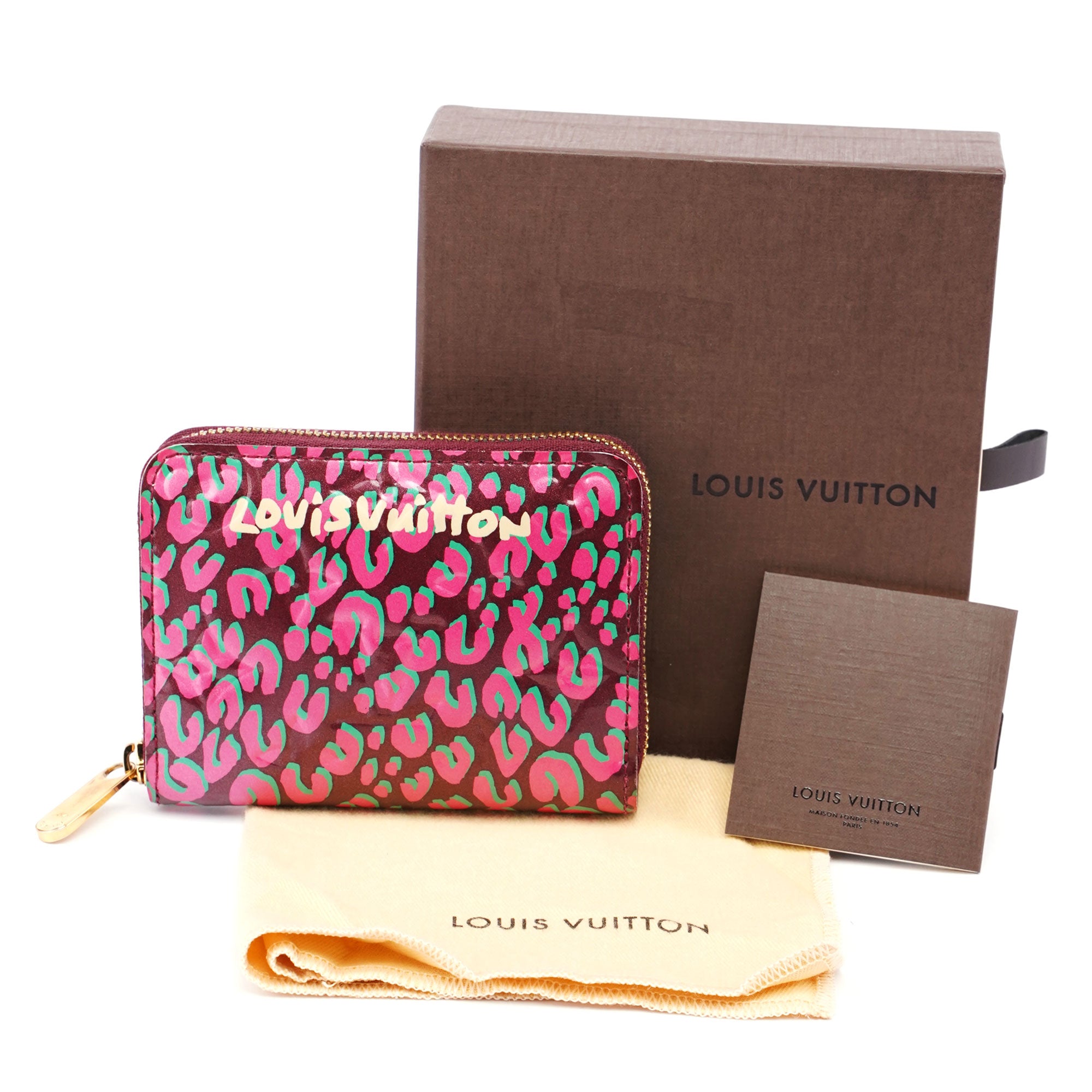 Stephen Sprouse Leopard Graffiti Zippy Wallet