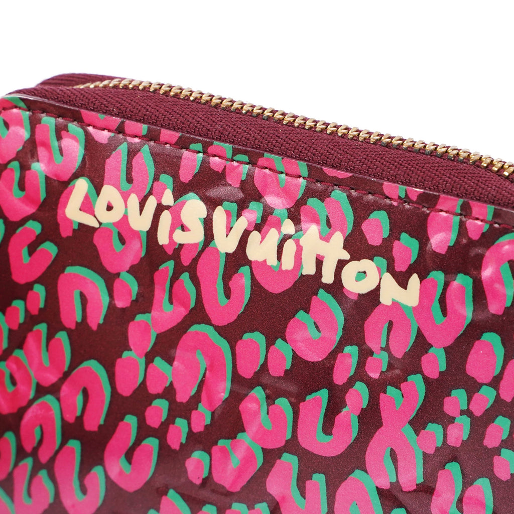 Stephen Sprouse Leopard Graffiti Zippy Wallet