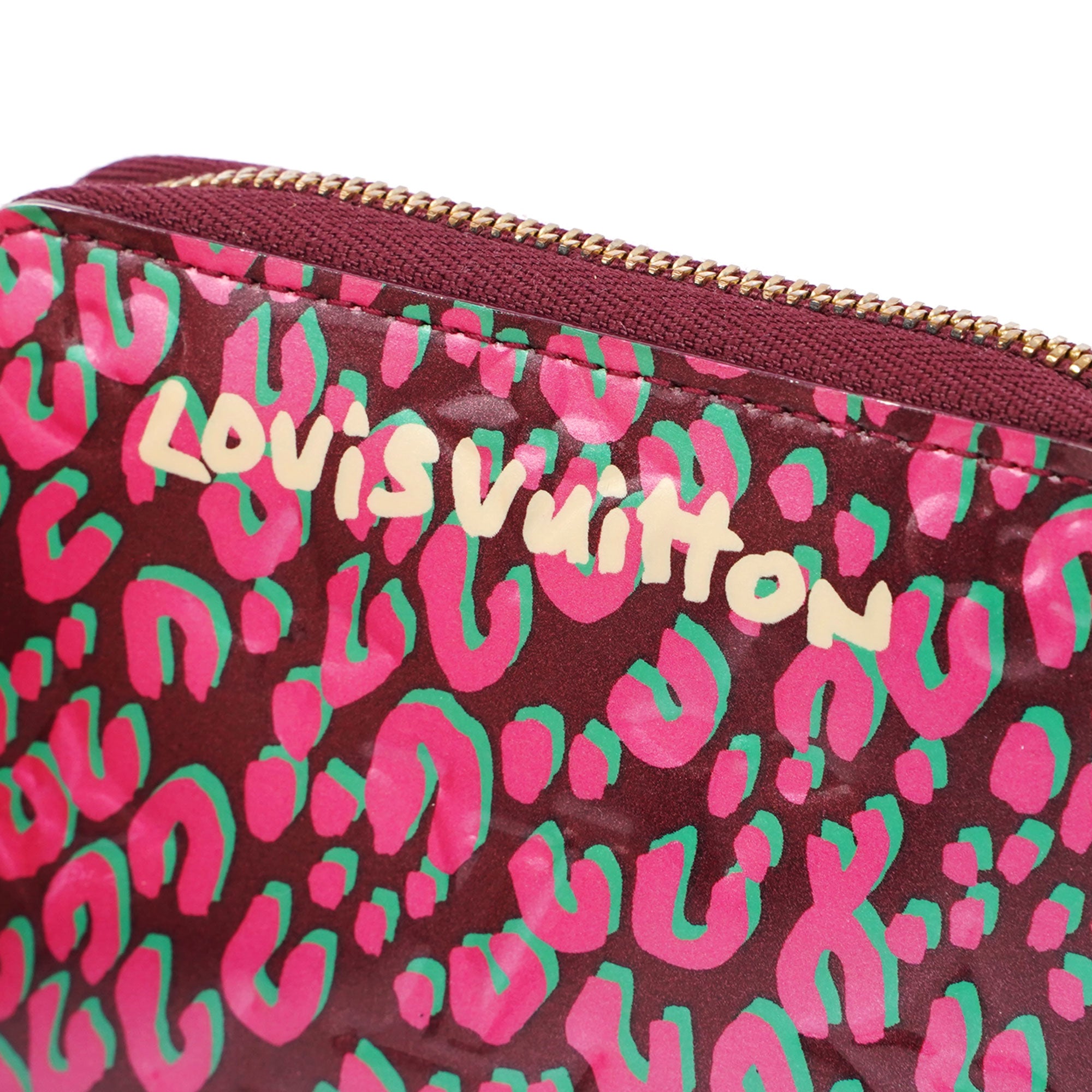 Stephen Sprouse Leopard Graffiti Zippy Wallet