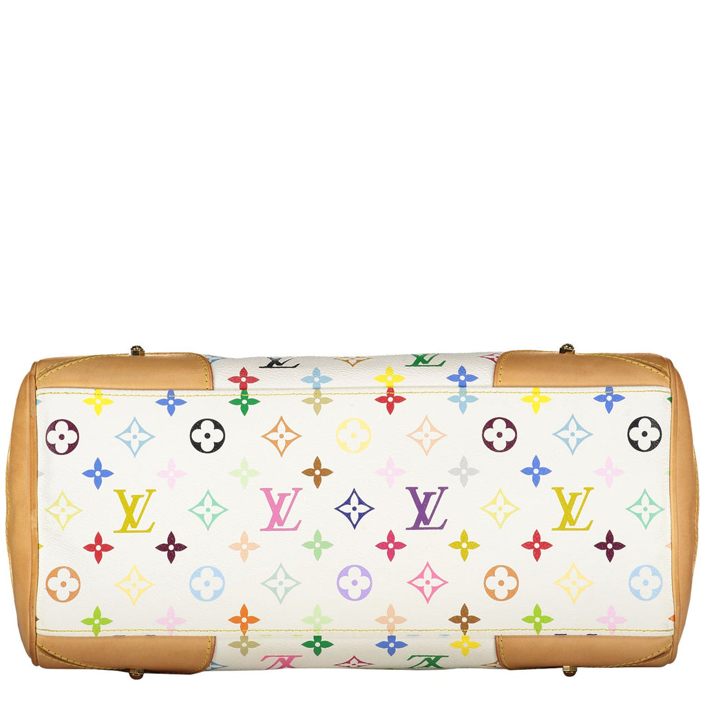 White Multicolour Monogram Murakami Claudia Bag